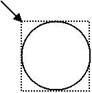 Wir orientieren uns an der linken oberen Ecke.